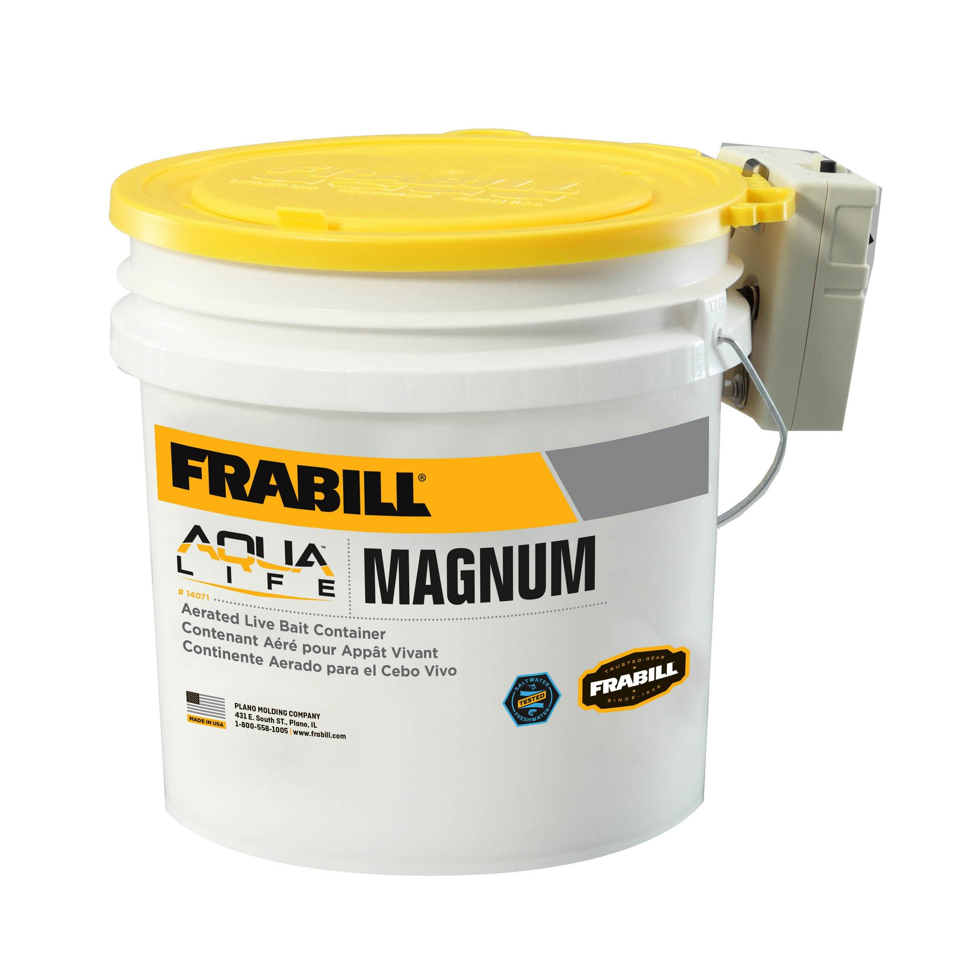 Magnum Bait Bucket with Aerator | FRABILL® 