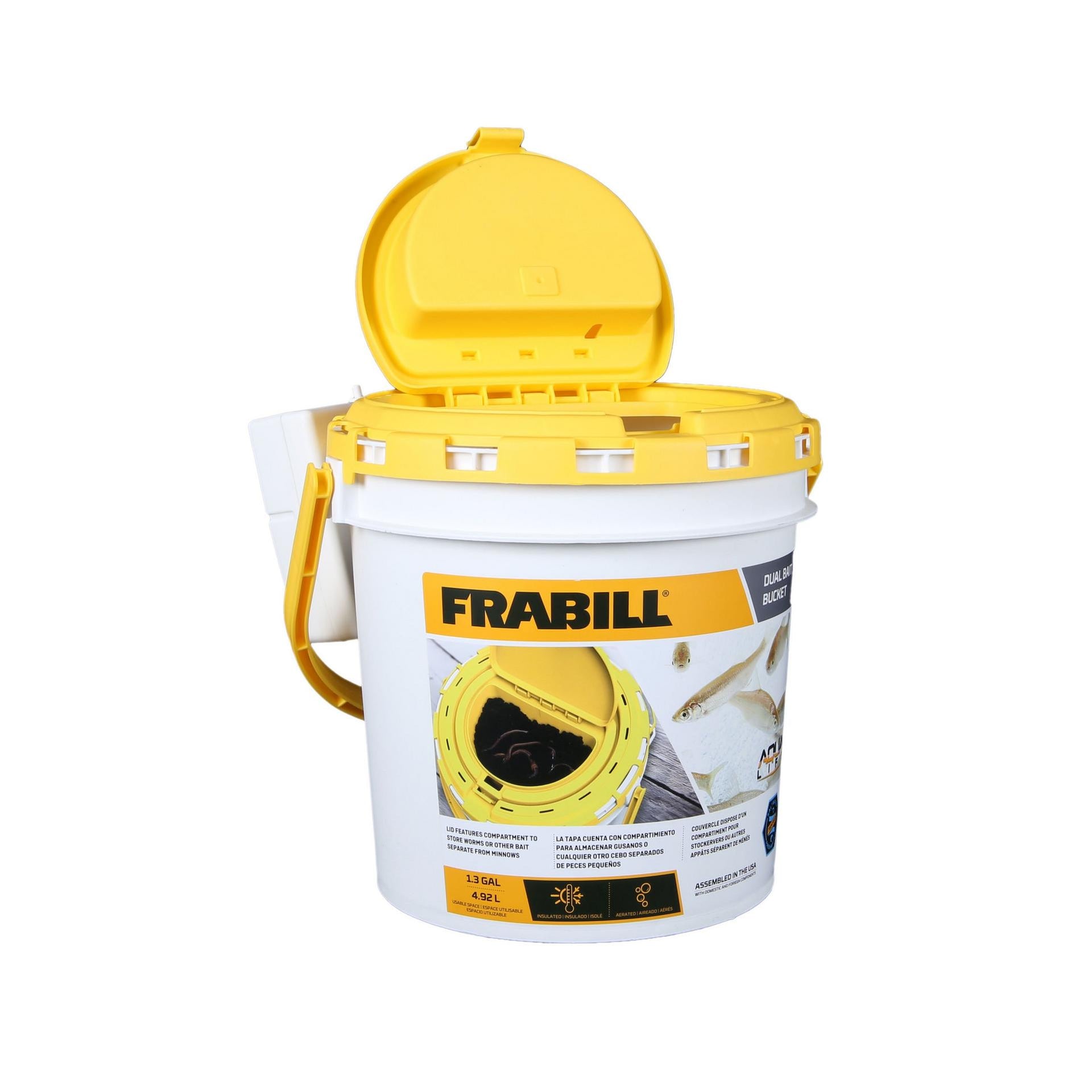 Aerated Dual Bait Bucket | FRABILL® 