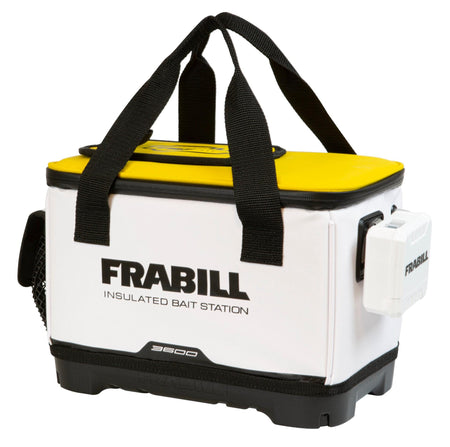 cooler with a 3600 tackle box and bucket Universal Bait Station 6 Benefits of Braided Perfect Dimensions MODEL:16' ICE FISHING SALE