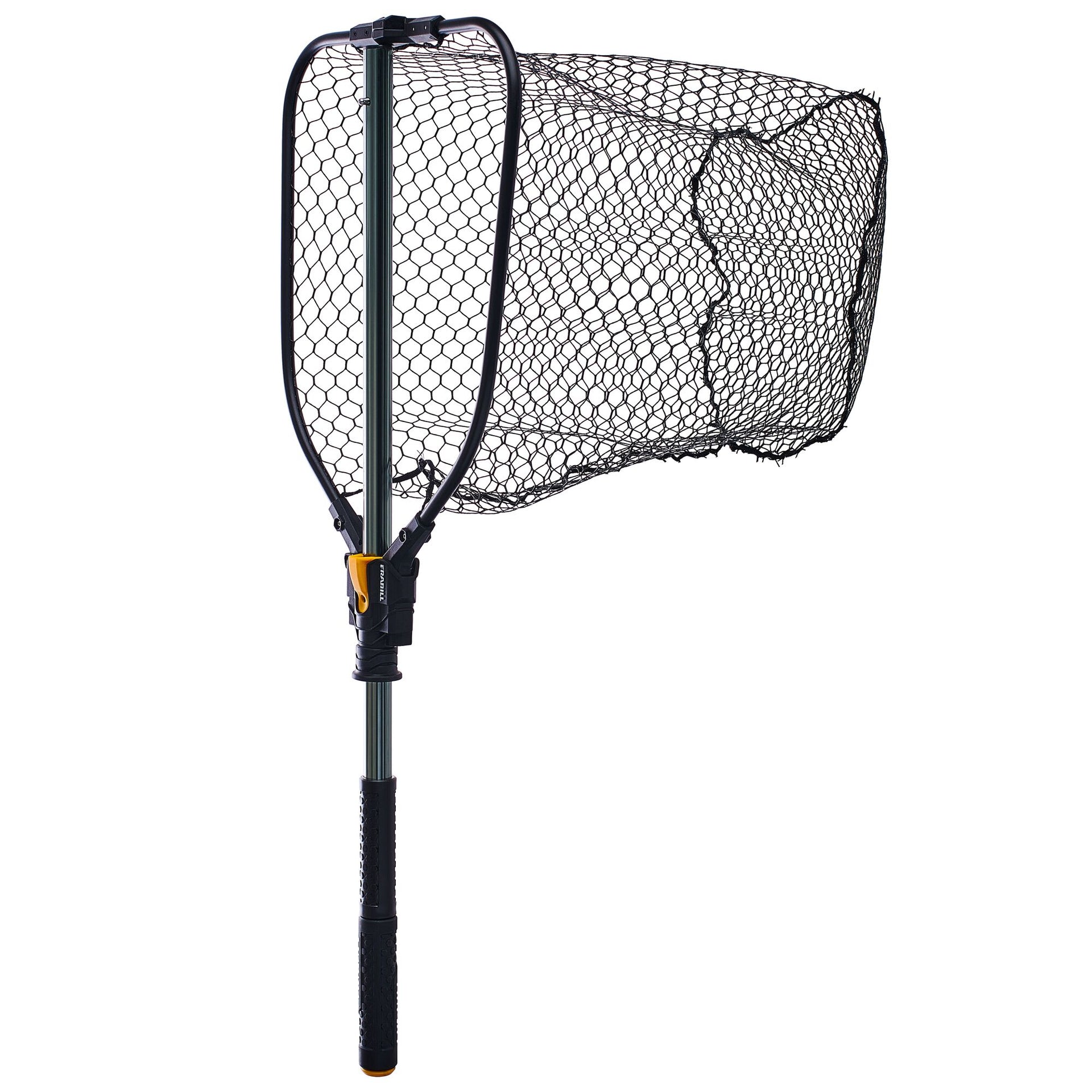 extendable handle fishing net SEASPRO Black Telescoping Aluminum Alloy Rubber Fish Net Product Description A reliable and practical tool designed for fishing enthusiasts NEWEEN Fishing Net Fish Landing